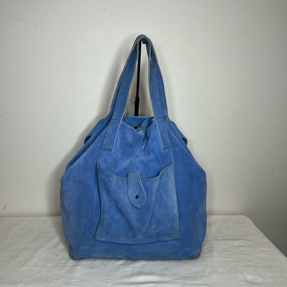 Free People Blue Backpack